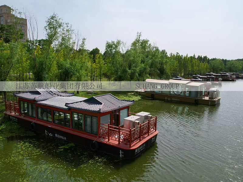 沧州南大港湿地铝合金画舫船 沧州南大港湿地铝合金画舫船