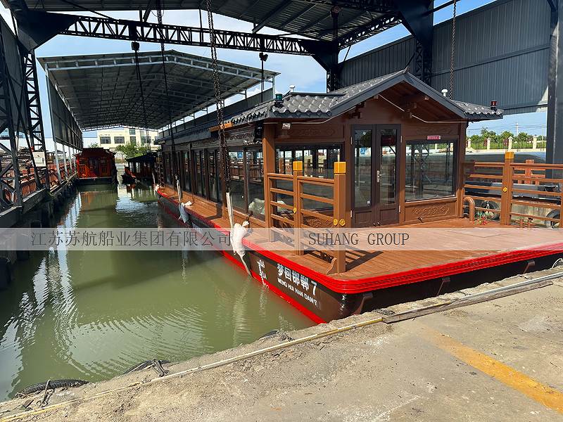 河北省邯郸市广府古城景区画舫船 河北省邯郸市广府古城景区画舫船