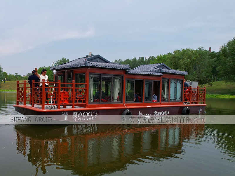 电动铝合金画舫船 电动铝合金画舫船
