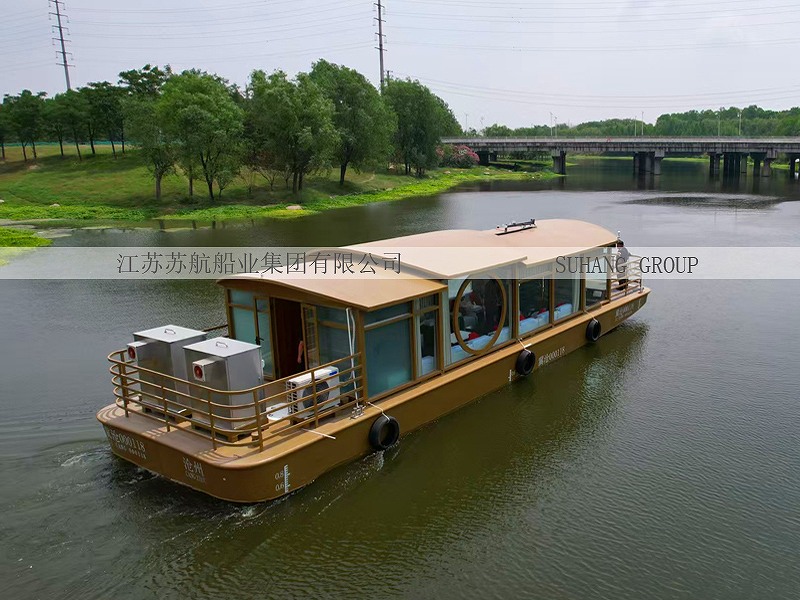 电动新中式铝合金画舫船 电动新中式铝合金画舫船