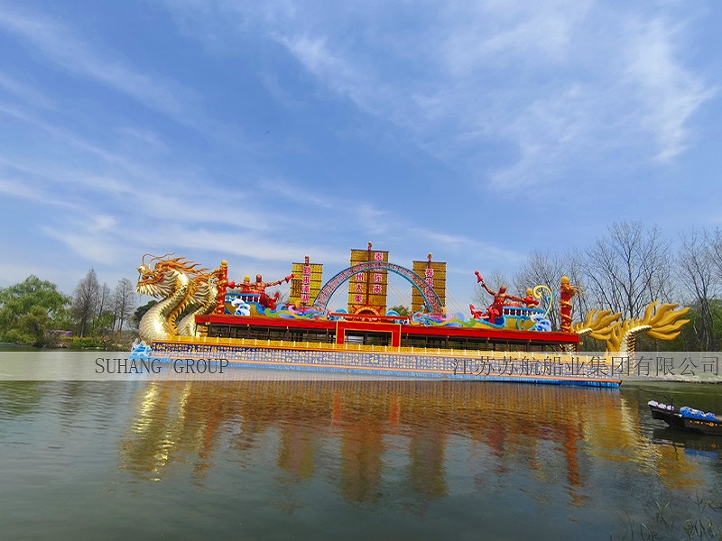 钢结构画舫游船 钢结构画舫游船